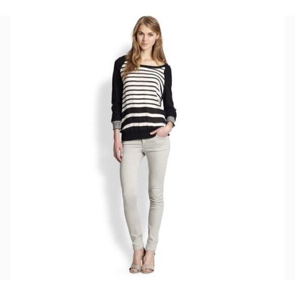 Joie Womens Sz 27 Light Gray Mid Rise Skinny Jeans - Picture 1 of 10